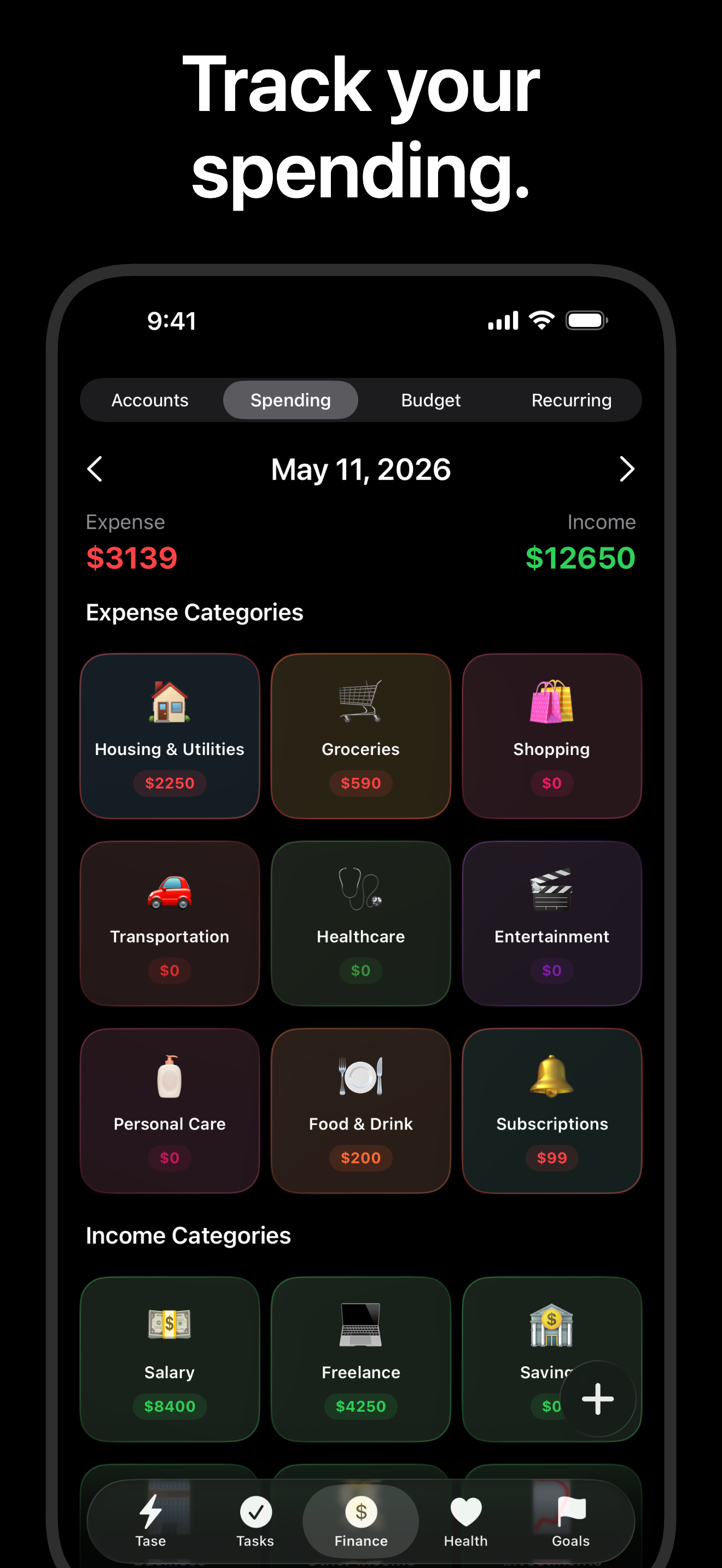 Smart Spending Tracker